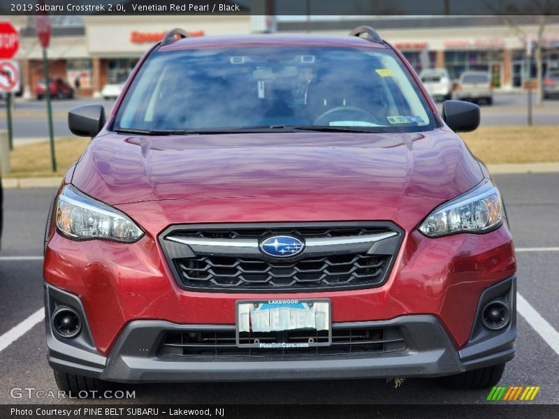 Venetian Red Pearl / Black 2019 Subaru Crosstrek 2.0i