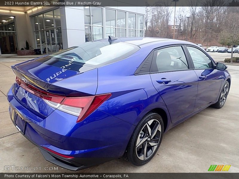 Intense Blue / Medium Gray 2023 Hyundai Elantra SEL