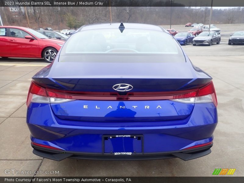 Intense Blue / Medium Gray 2023 Hyundai Elantra SEL
