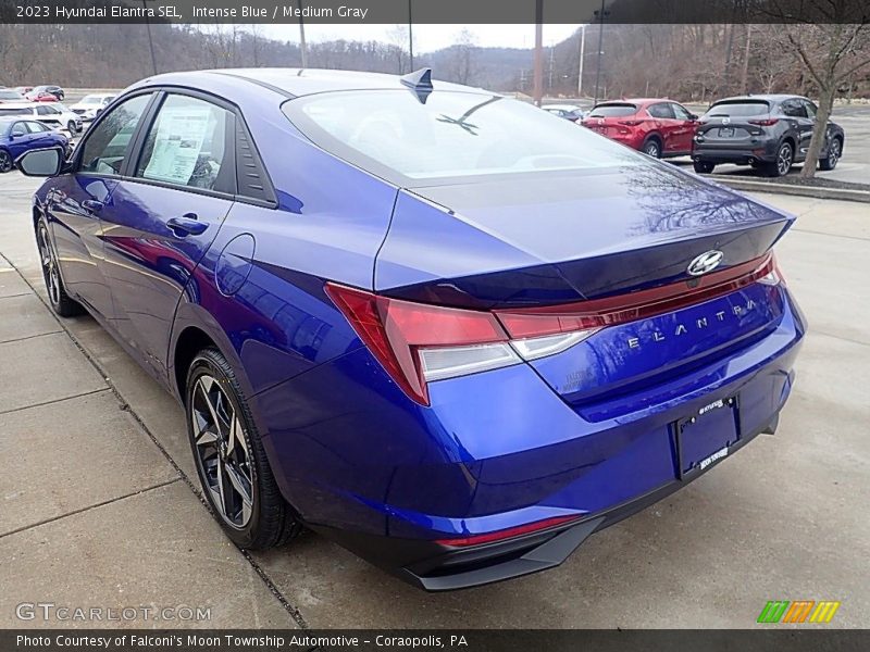 Intense Blue / Medium Gray 2023 Hyundai Elantra SEL