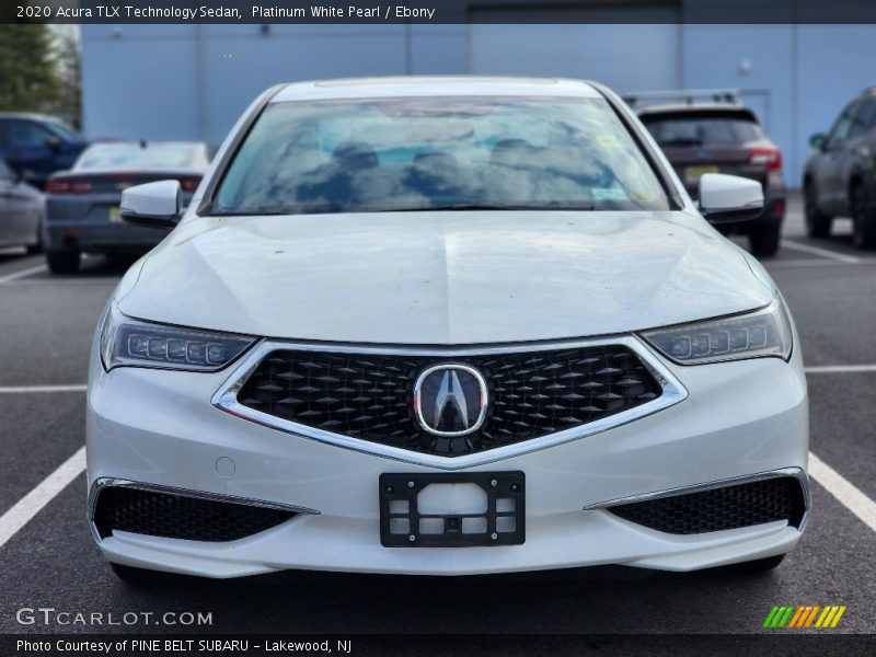 Platinum White Pearl / Ebony 2020 Acura TLX Technology Sedan