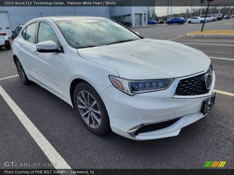 Platinum White Pearl / Ebony 2020 Acura TLX Technology Sedan