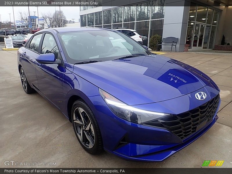 Intense Blue / Medium Gray 2023 Hyundai Elantra SEL