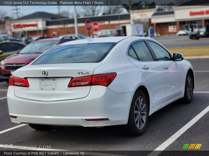 Platinum White Pearl / Ebony 2020 Acura TLX Technology Sedan