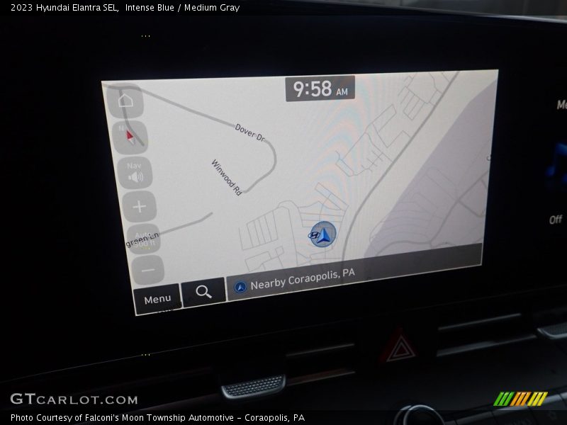 Intense Blue / Medium Gray 2023 Hyundai Elantra SEL