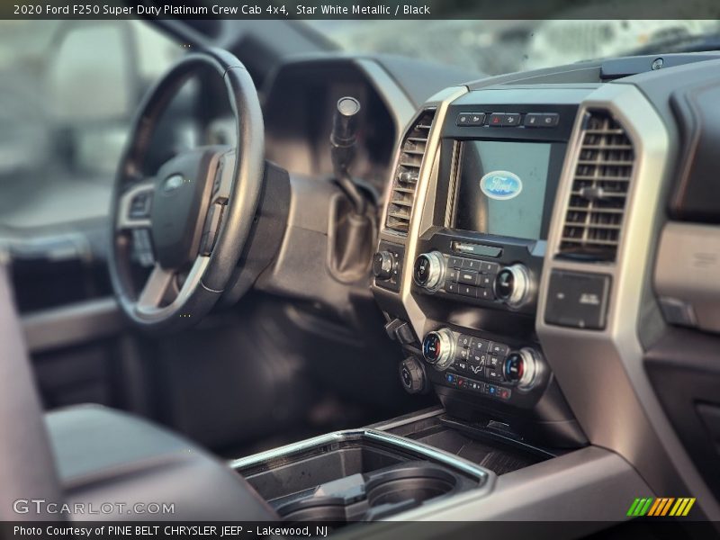 Star White Metallic / Black 2020 Ford F250 Super Duty Platinum Crew Cab 4x4