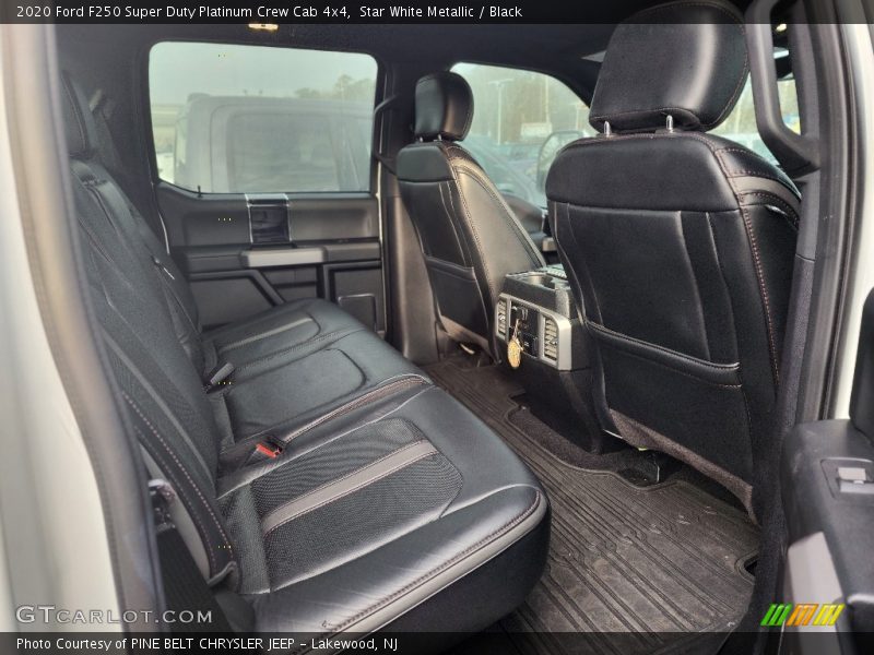 Star White Metallic / Black 2020 Ford F250 Super Duty Platinum Crew Cab 4x4