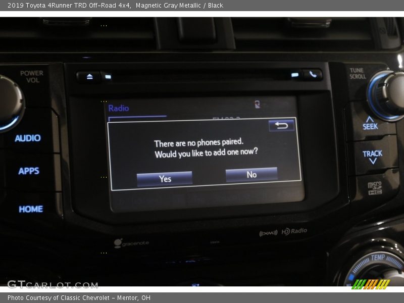 Magnetic Gray Metallic / Black 2019 Toyota 4Runner TRD Off-Road 4x4