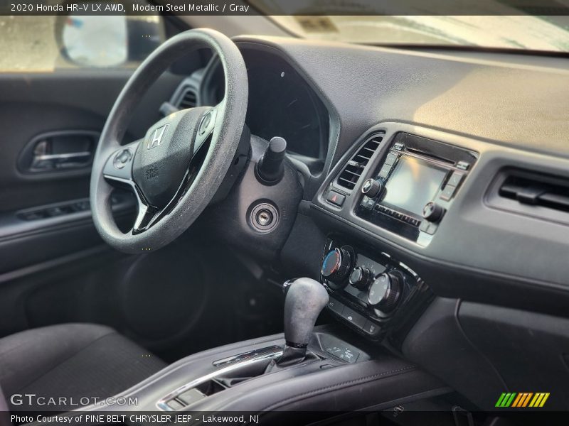 Modern Steel Metallic / Gray 2020 Honda HR-V LX AWD