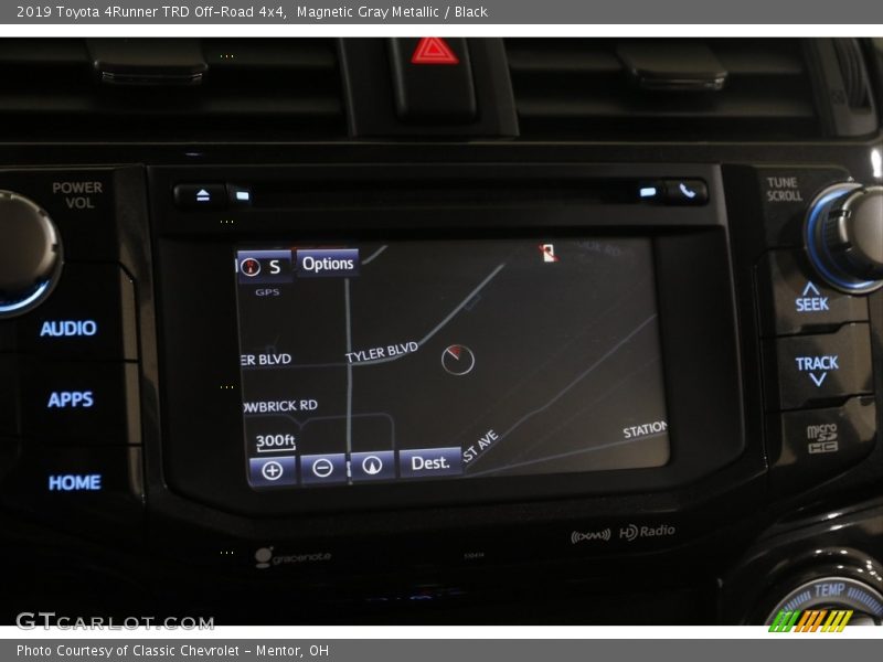 Navigation of 2019 4Runner TRD Off-Road 4x4