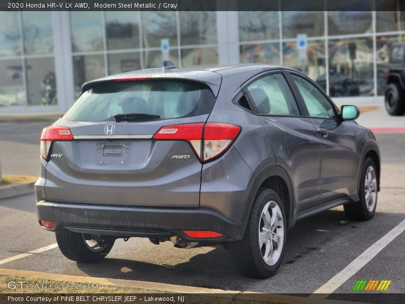 Modern Steel Metallic / Gray 2020 Honda HR-V LX AWD
