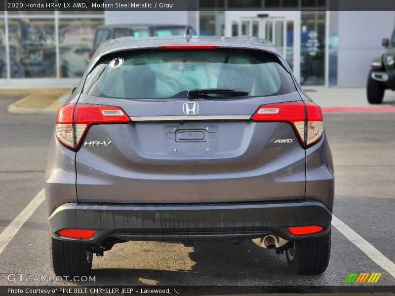 Modern Steel Metallic / Gray 2020 Honda HR-V LX AWD