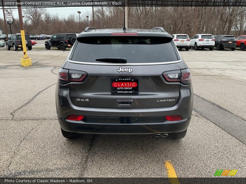 Granite Crystal Metallic / Black 2022 Jeep Compass Limited 4x4