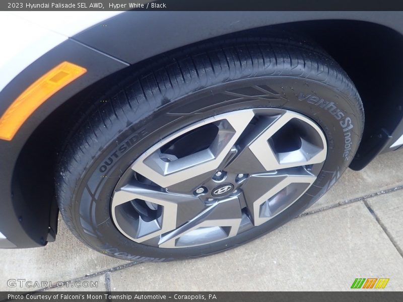 Hyper White / Black 2023 Hyundai Palisade SEL AWD