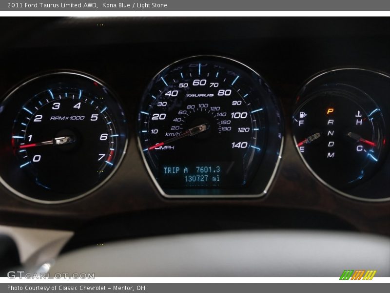  2011 Taurus Limited AWD Limited AWD Gauges