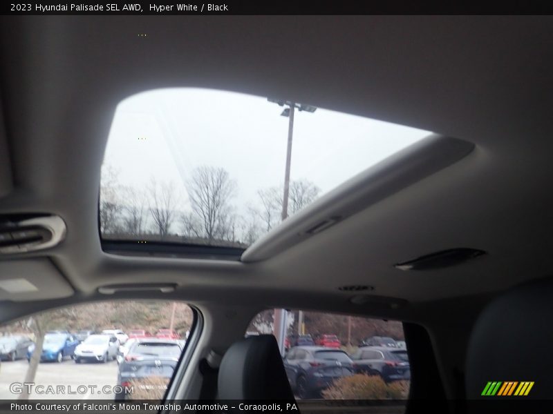 Hyper White / Black 2023 Hyundai Palisade SEL AWD
