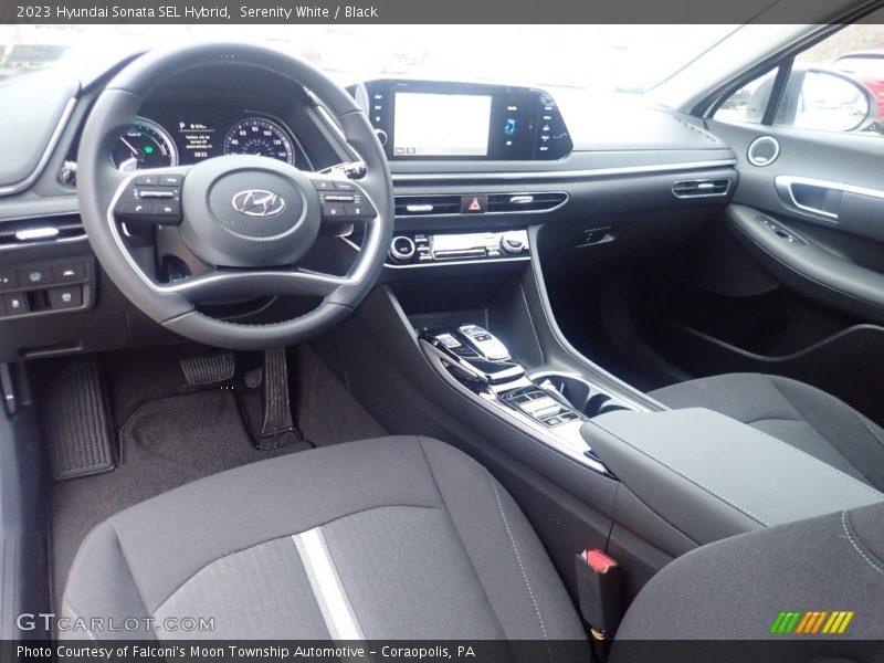  2023 Sonata SEL Hybrid Black Interior
