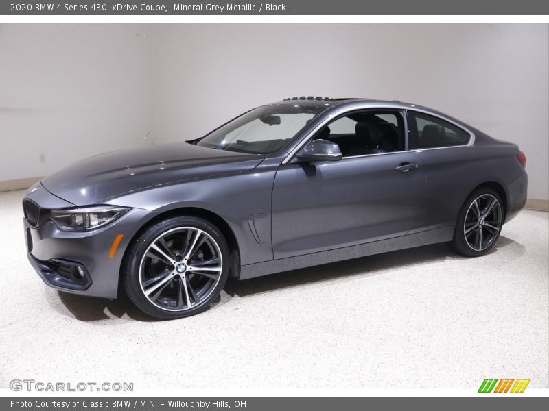 Mineral Grey Metallic / Black 2020 BMW 4 Series 430i xDrive Coupe
