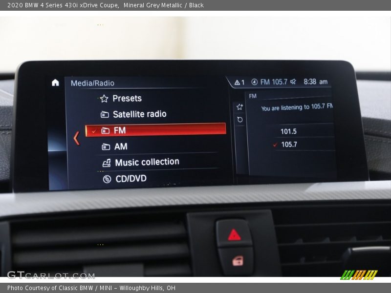 Mineral Grey Metallic / Black 2020 BMW 4 Series 430i xDrive Coupe