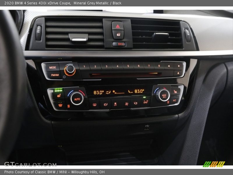 Mineral Grey Metallic / Black 2020 BMW 4 Series 430i xDrive Coupe