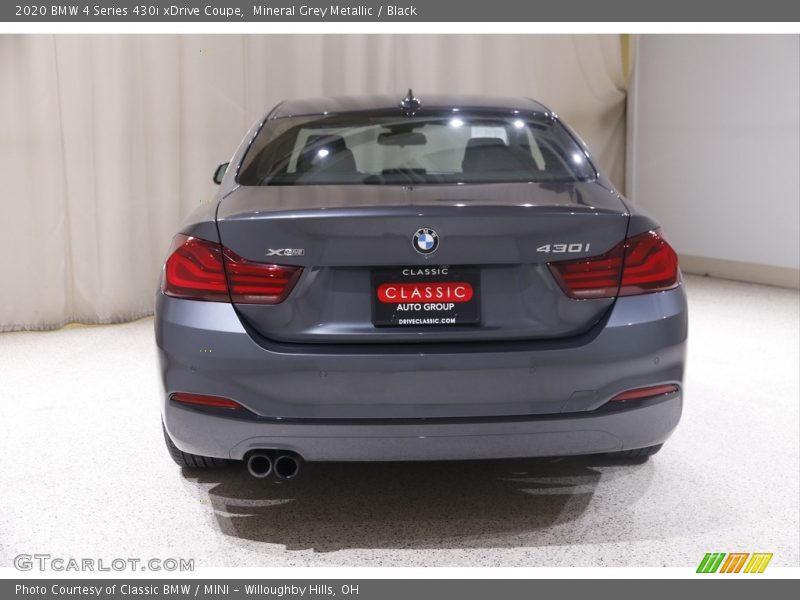 Mineral Grey Metallic / Black 2020 BMW 4 Series 430i xDrive Coupe