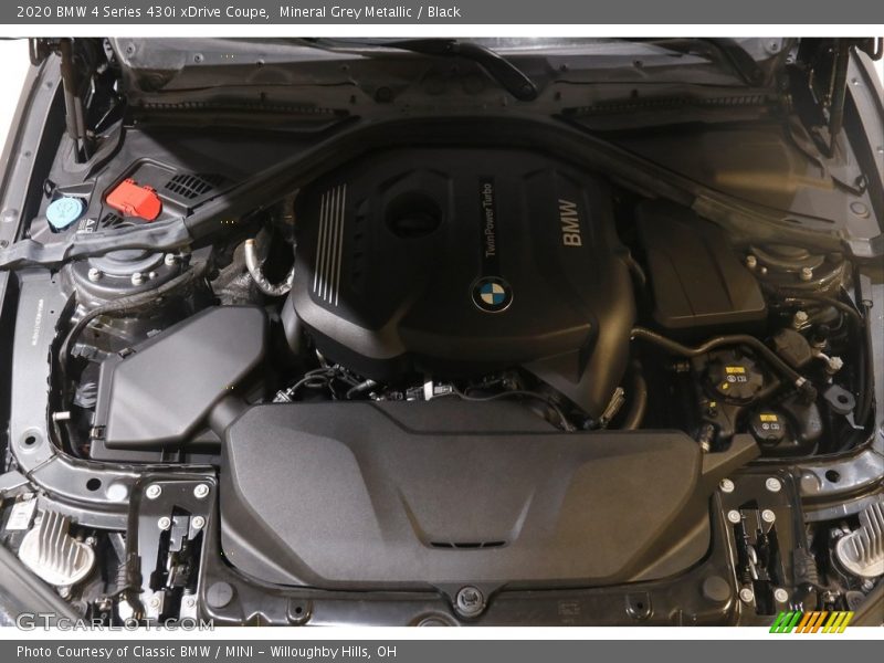 Mineral Grey Metallic / Black 2020 BMW 4 Series 430i xDrive Coupe