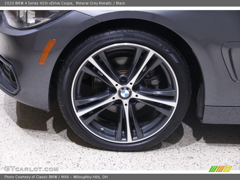 Mineral Grey Metallic / Black 2020 BMW 4 Series 430i xDrive Coupe