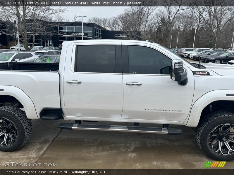 White Frost Tricoat / Jet Black 2020 GMC Sierra 2500HD Denali Crew Cab 4WD