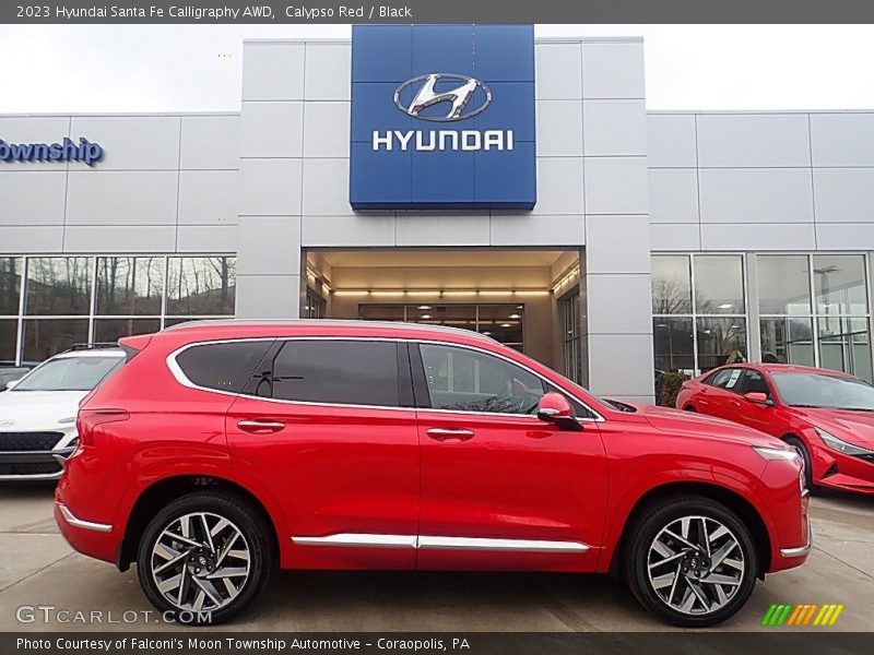  2023 Santa Fe Calligraphy AWD Calypso Red