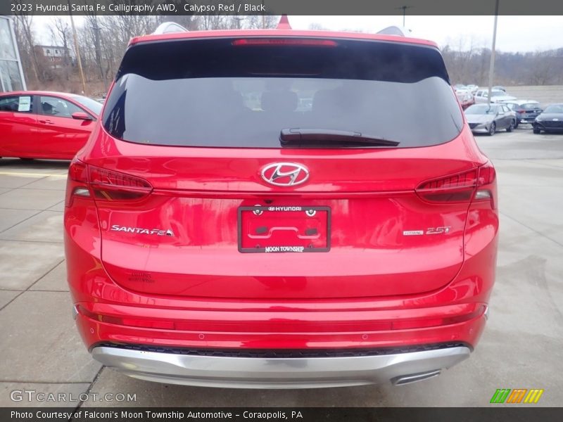 Calypso Red / Black 2023 Hyundai Santa Fe Calligraphy AWD
