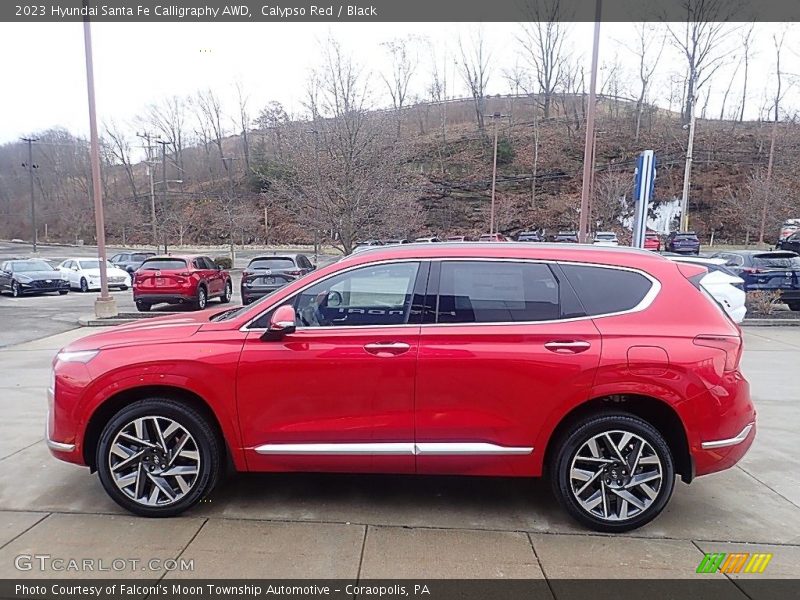  2023 Santa Fe Calligraphy AWD Calypso Red