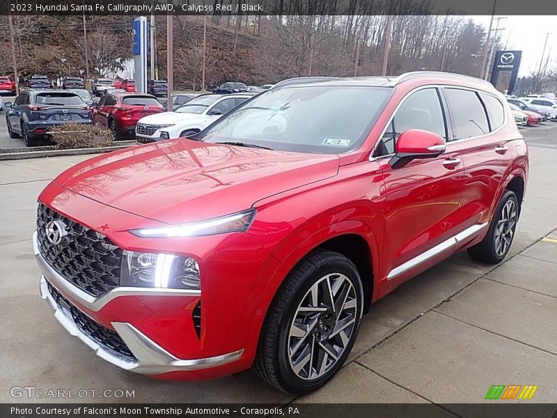 Front 3/4 View of 2023 Santa Fe Calligraphy AWD