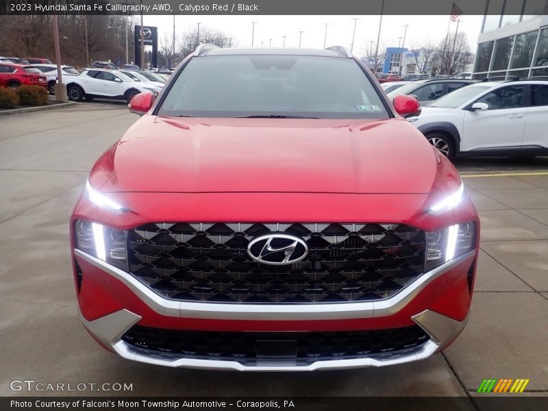 Calypso Red / Black 2023 Hyundai Santa Fe Calligraphy AWD