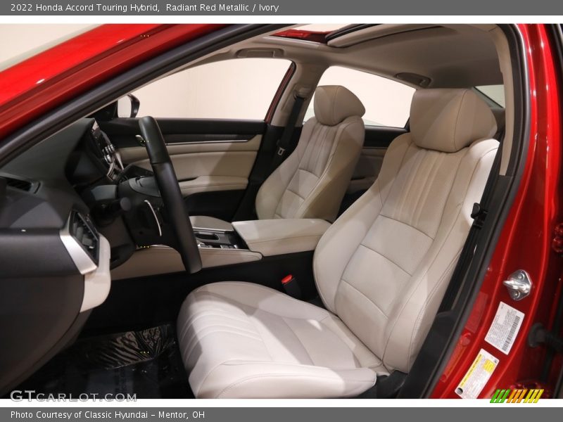 Front Seat of 2022 Accord Touring Hybrid