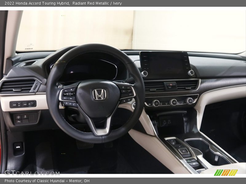 Dashboard of 2022 Accord Touring Hybrid