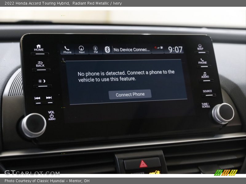 Controls of 2022 Accord Touring Hybrid