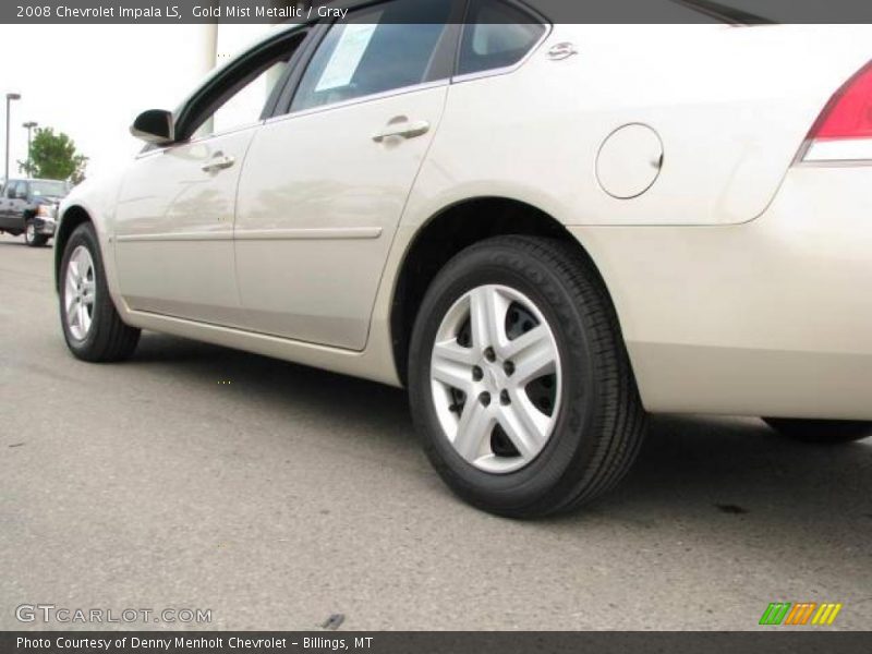 Gold Mist Metallic / Gray 2008 Chevrolet Impala LS