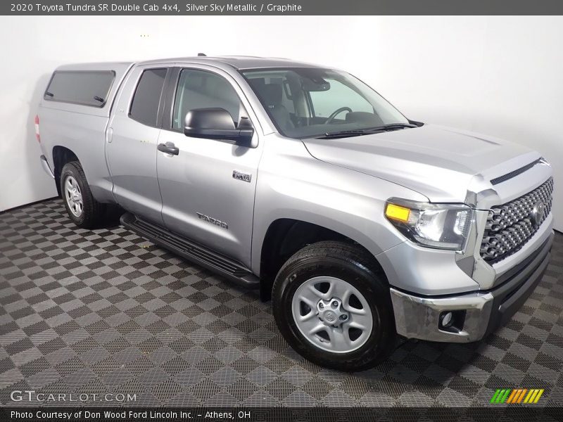 Silver Sky Metallic / Graphite 2020 Toyota Tundra SR Double Cab 4x4