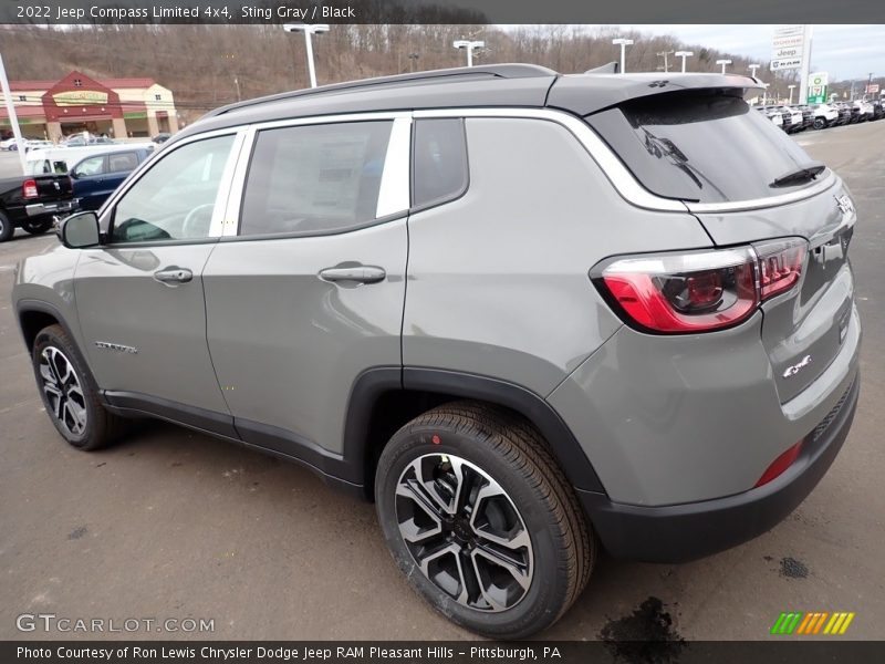 Sting Gray / Black 2022 Jeep Compass Limited 4x4
