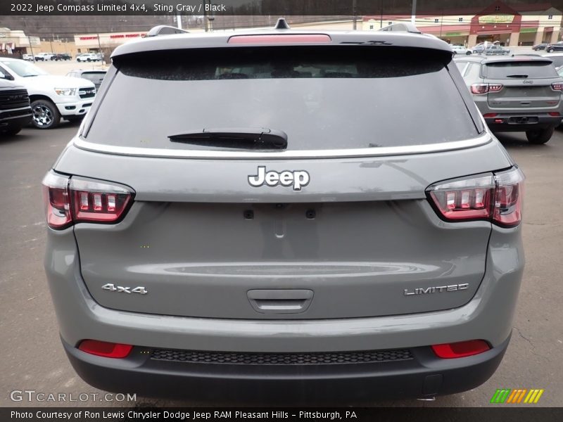 Sting Gray / Black 2022 Jeep Compass Limited 4x4