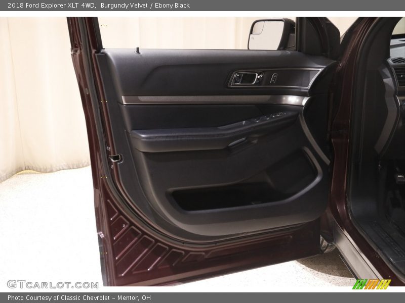 Burgundy Velvet / Ebony Black 2018 Ford Explorer XLT 4WD