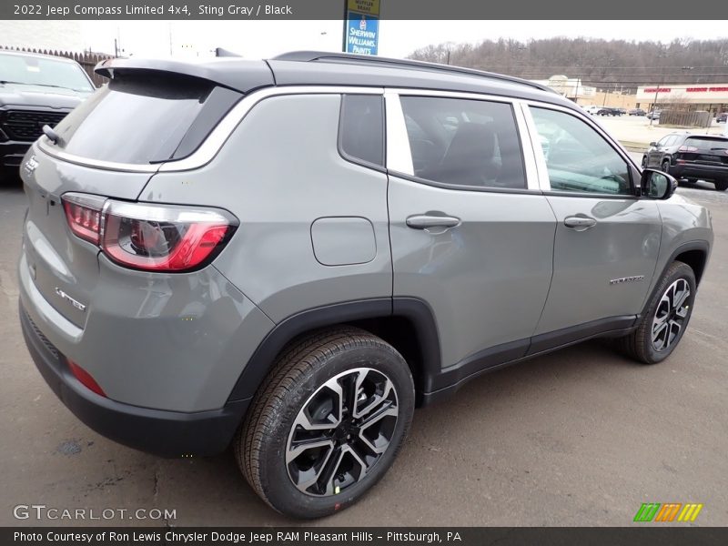 Sting Gray / Black 2022 Jeep Compass Limited 4x4