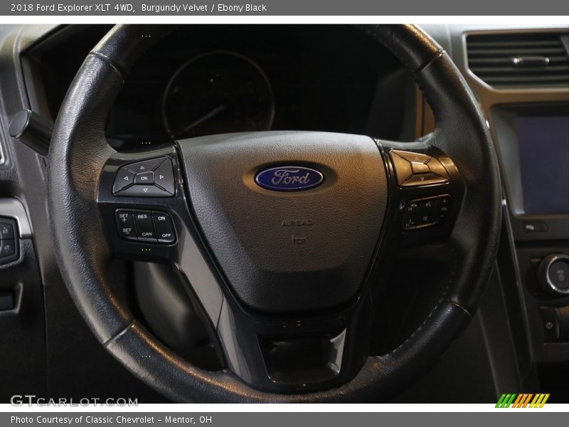 Burgundy Velvet / Ebony Black 2018 Ford Explorer XLT 4WD