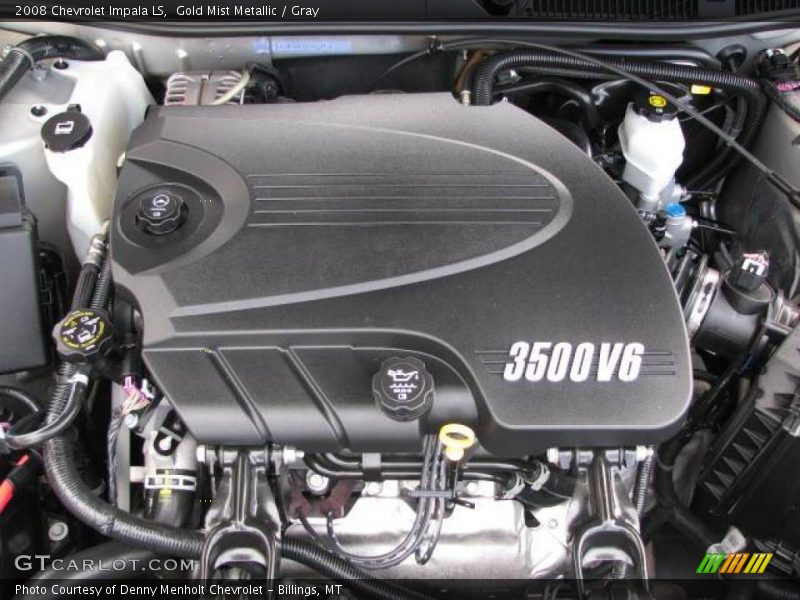 Gold Mist Metallic / Gray 2008 Chevrolet Impala LS