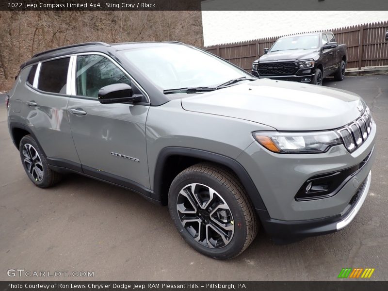 Sting Gray / Black 2022 Jeep Compass Limited 4x4