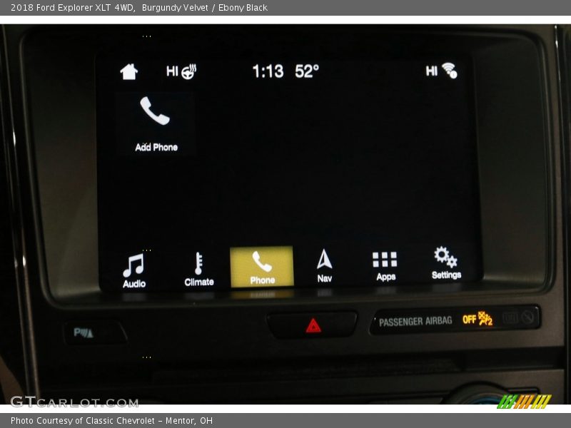 Burgundy Velvet / Ebony Black 2018 Ford Explorer XLT 4WD