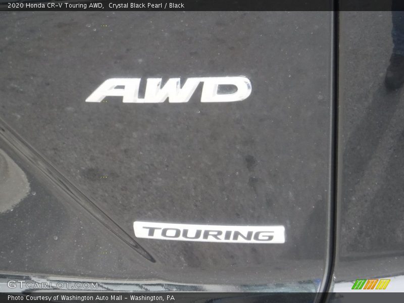 Crystal Black Pearl / Black 2020 Honda CR-V Touring AWD