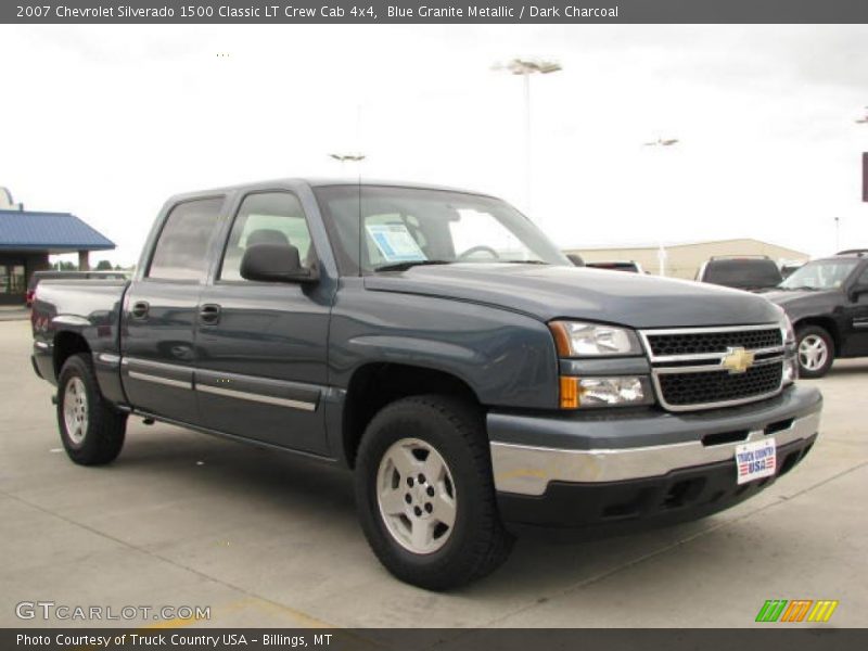 Blue Granite Metallic / Dark Charcoal 2007 Chevrolet Silverado 1500 Classic LT Crew Cab 4x4