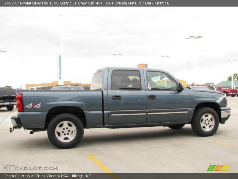 Blue Granite Metallic / Dark Charcoal 2007 Chevrolet Silverado 1500 Classic LT Crew Cab 4x4