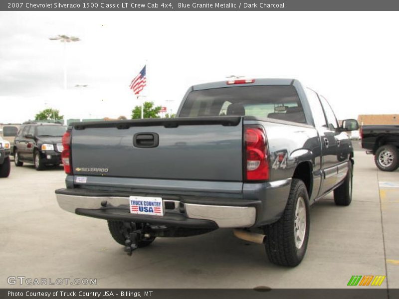 Blue Granite Metallic / Dark Charcoal 2007 Chevrolet Silverado 1500 Classic LT Crew Cab 4x4